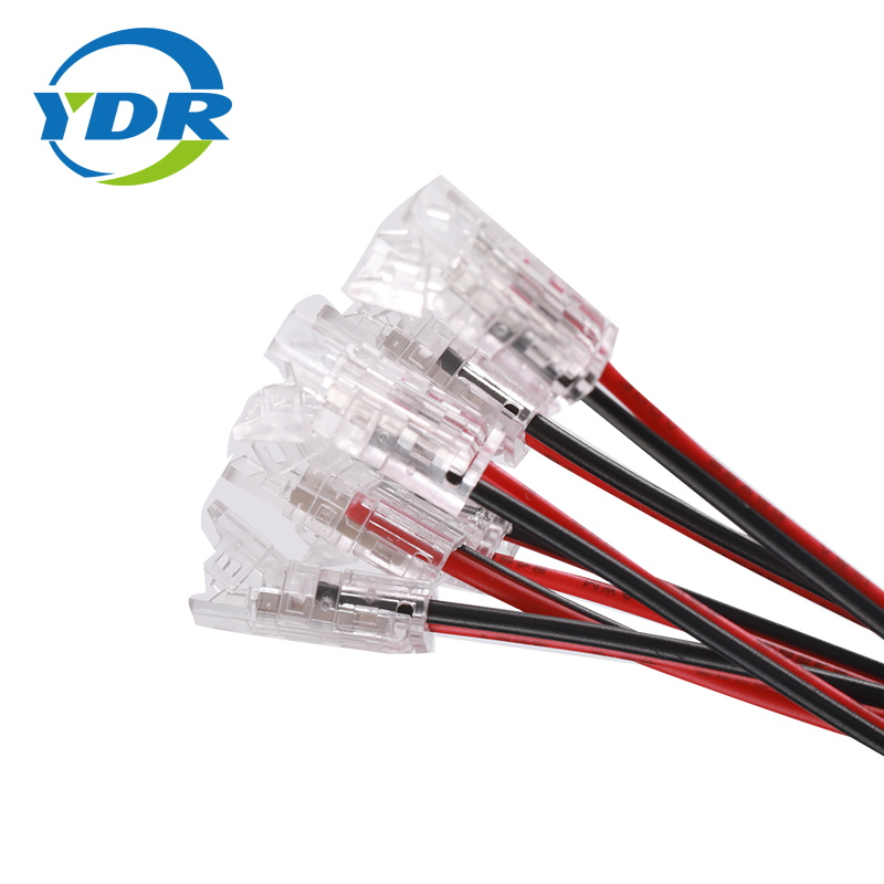 LED Strip to Wire 2 Pin Connector for 8mm SMD COB Fast Connector Kit