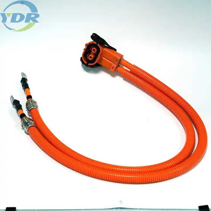 TE YHV800-2P-90-50M-A EV Electric Vehicle Charging Shielded Cable HVP800-2PHI Heavy Duty Auto Battery Wire Harness